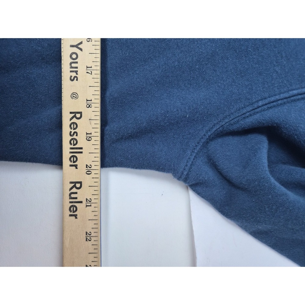 Men's The North Face Blue Pullover Sweatshirt Hoodie With Graphic Logo Sz Medium - Picture 5 of 7